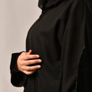 Handmade Zoom Stone Work Abaya